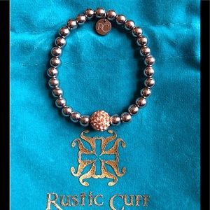 Rustic Cuff beaded bracelet